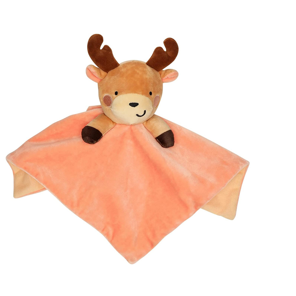 Little Holly Reindeer Snuggle Blanket, Newborn Infant and Toddler Security Toy